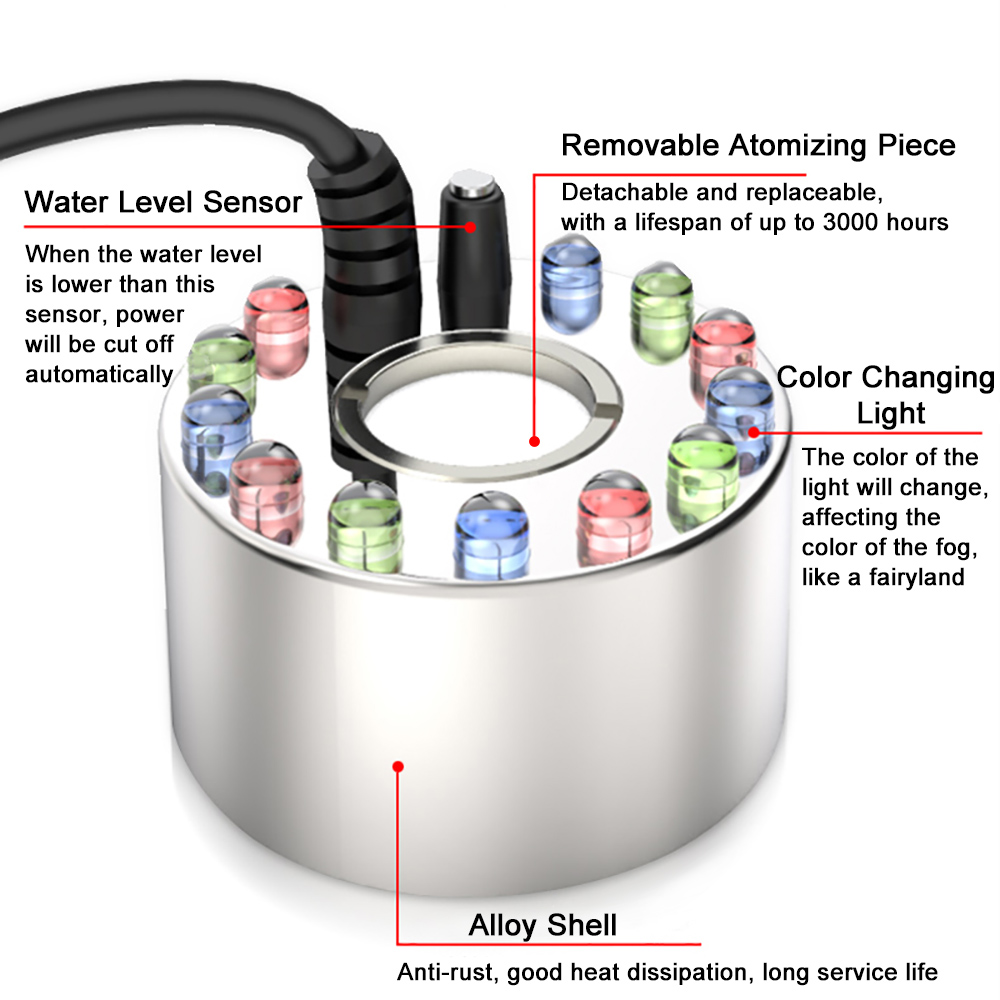เครื่องทำเครื่องอัลตร้าโซนิคพ่ - Terrarium Fogger Ultrasonic บทวิจารณ์และราคา