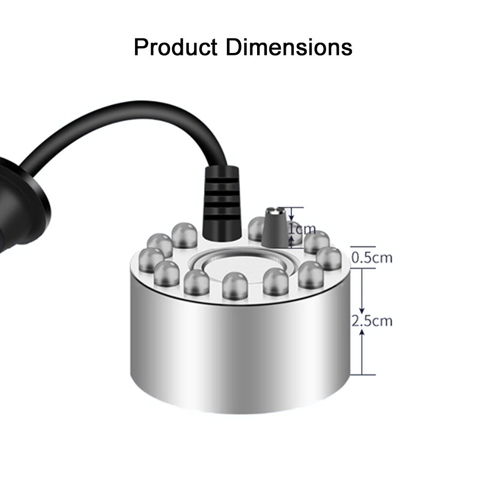 เครื่องทำเครื่องอัลตร้าโซนิคพ่ - Terrarium Fogger Ultrasonic บทวิจารณ์และราคา