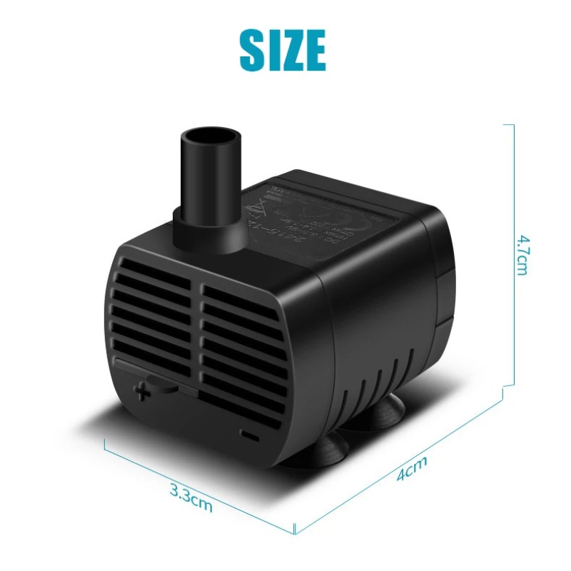 ปั๊มน้ำ USB เงียบปั๊มน้ำ DC 5V - Terrarium Fogger Ultrasonic บทวิจารณ์และราคา