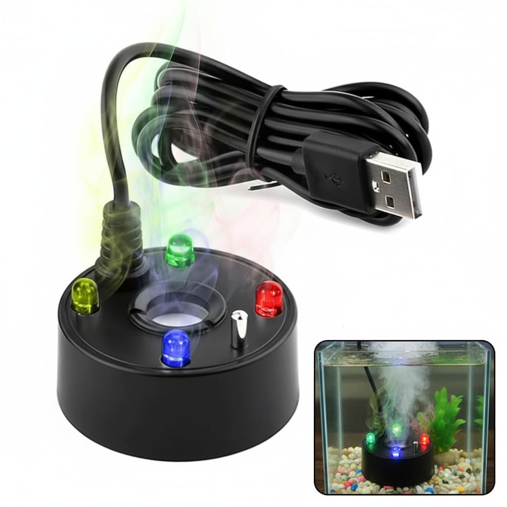 ปั๊มลมตู้ปลา USB 5V รุ่นใหม่ ป - Terrarium Fogger Ultrasonic บทวิจารณ์และราคา